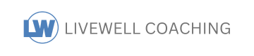 LiveWell Coaching app interface showing daily live events, courses, and AI coach